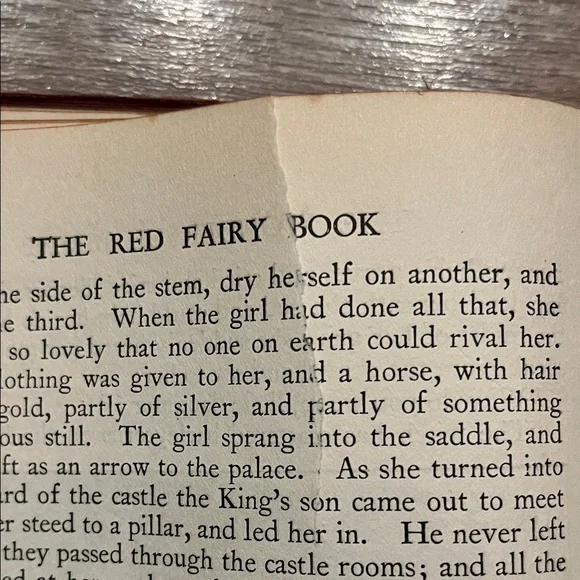 Vintage Red Fairy Book by Andrew Lang 1929 Crown Edition - Picture 6 of 13
